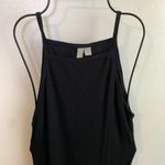 ASOS  Black Ribbed Square Neck Sleeveless Bodysuit Photo 4