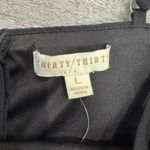 Thirty Thirty NWT black spaghetti strap bubble hem party dress size large A12 Photo 3