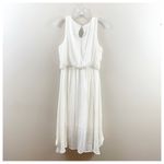 Wrangler Sleeveless Faux Wrap Cream Dress Photo 3