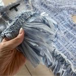 White House | Black Market Light Blue Jean Like Jacket Sz Small Photo 2