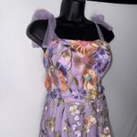 Fairy Coquette Prairie Cottagecore Floral Lace Mini Dress Babydoll Style‎ Size M Photo 4