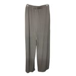 Cider Women's Wide Leg Palazzo Pants Sz XL Pockets Gray Elastic Waist Flowy NWT Photo 1