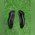 Trotters Lauren Black Suede Herringbone Pattern Women's 6.5 Wedge Heel Comfort Photo 3