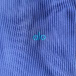 Alo Yoga Insight Ribbed Tank Top Mauve Woodrose Built in Soft Bra Size Small Photo 9