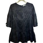 DO+BE FLORAL METALLIC TIERED MINI DRESS Photo 0