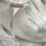 Free People  ‘To the Point’ White Lace Mini Dress Size M Photo 3