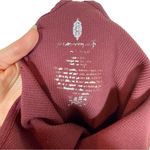 Free People Movement Happiness Runs Square Neck Onesie Jumpsuit in Oxblood M/L Photo 9