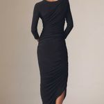 Norma Kamali  Navy Diana Dress Photo 2