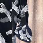 EXPRESS Size M Semi Sheer Feather Button Down Shirt Photo 11