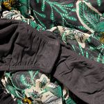 Band Of The Free New Floral Flare Long Sleeve Bodysuit Black Emerald Size Medium Photo 18