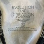 NWT EVCR Bra Tank Womens S Black Tan Leopard Print Cropped Racerback Athleisure Photo 3