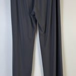 Clara Sunwoo XL Gray Straight Leg Stretch Dress Pants Travel Charcoal Pull On Photo 0