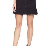 Levi's Black Denim Mile High Ruffle Skirt Photo 0