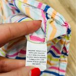 Vineyard Vines White multi color Stripe Tank Top button up collar tie size 10 Photo 2