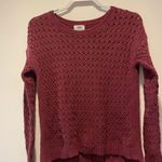 Old Navy Burgundy Knit  Sweater Photo 0