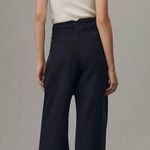 Anthropologie By 100% Linen Shirt-Tie Capri Pants Photo 2