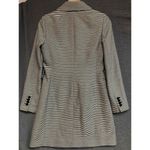 Talbots NWT Navy Striped Double-Breasted Coat Womens Notched Lapel Size 2 Photo 2