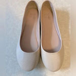 mix no. 6  Danzey Ballet Flats Bone Tan Snakeskin‎ Size 7.5 Photo 1