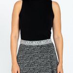 Banana Republic  Black White Tweed Cotton Mini Skirt 8 Photo 0