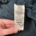 We The Free Free People Linen Star Top Womens Size Medium Washed Black Photo 5