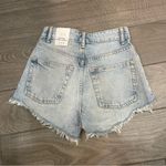 ZARA  High Rise Denim Shorts Photo 5