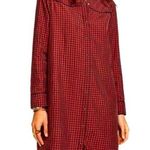 Scotch & Soda NWT Gingham Plaid Pearl Snap Western Shirtdress Sz S Photo 0
