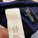 Maxine of Hollywood  Women’s Swim size 12 brand new color navy blue and white Photo 5