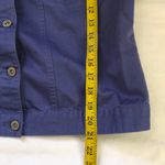 Faded Glory RARE Vintage  Purple Blue denim jacket lace trim collar cuffs long sleeve-L #whimsical #cottagecore #coquette #boho #fairycore Photo 4