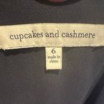 cupcakes & cashmere Navy Blue Ruffle Mini Wrap Dress 6 Photo 5