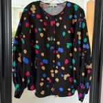 Lafayette 148 LAFAYETTE Sicilia Scatter Dot Silk Shirt Photo 7