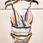 Sperry Sherry Rainbow Striped One Piece Bathing Suit Photo 2