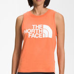 The North Face  Women's Half Dome Tank Top Standard Fit‎ Size XL Orange NWOT Photo 0