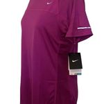 Nike Dri-Fit Miler Fushia Short Sleeve Running Top New with tags Photo 3