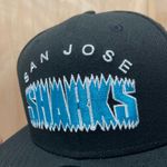 Hat club San Jose sharks mascot patch size 7 1/4 new era fitted brand new Black Photo 2