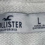 Hollister White Knit Crewneck Sweater size large Photo 5