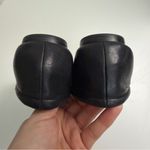 Dolce Vita Reyes Mary Jane Ballet Flats Leather Square Toe Buckle Black Silver Size 11 Photo 9