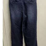 Skinny Girl  Wide Leg Jeans Size 32 Sz 14 Dark Wash Trouser Denim Photo 1