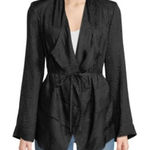 IRO  Fernel Silk Cheetah Print Black Wrap Sz. 34 (US XS) Photo 0