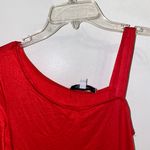 The Vanity Room NWOT $84  Red One Shoulder Blouse XS Photo 3