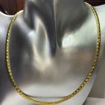 18” Gold Vermeil Flat Necklace Photo 0