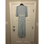 Target RIXO Puff Sleeve Light Blue Floral Maxi Dress Women’s Size 10 Feminine Photo 6