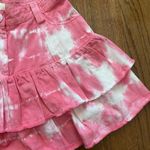 Love Shack Fancy NWT Womens Landen Mini Skirt HIBISCUS HAND DYE Photo 13