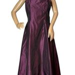 NWT Vintage Scott McClintock Bridesmaid Maxi dress glittering burgundy size 12 Photo 15