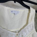 Eileen West The "Eileen" Iconic Cotton Ballet Nightgown Ivory size M Medium White Photo 9