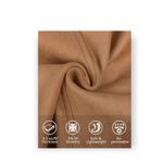 Fuinloth Faux Suede High Wasit Mini Skirt Tan Size XL Photo 8