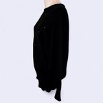 VINTAGE BONITA BLACK SILVER RHINESTONE EMBELLI SHED KNIT SWEATER SZ S Photo 2