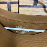 Time And Tru Brown Oh My Gourd I Love Fall Thermal Long Sleeve Tee Size Large Photo 3