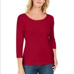 Karen Scott 2 3/4 sleeve tops Photo 1