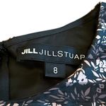 Jill Stuart Jill  Printed Ruffled-Sleeve Dress Black Pink Size 8 Women's NWOT Photo 12