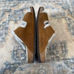 Birkenstock Tan Shearling Sandals Size 40/9 Photo 3